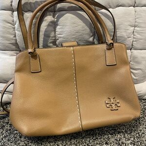 Tory Burch Brown Leather Satchel